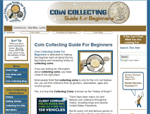 Tablet Screenshot of coin-collecting-guide-for-beginners.com